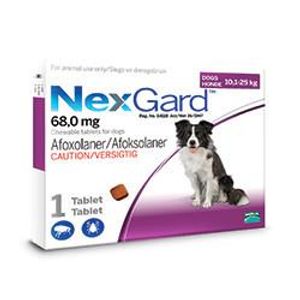 NexGard Chewables Dog (10-25kg) | Size: 3 Pack
